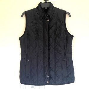 Weatherproof Black Quilted Vest